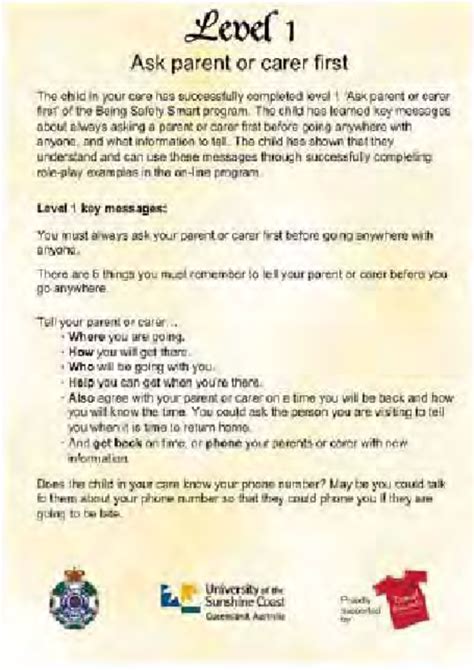 Parent and carer information .